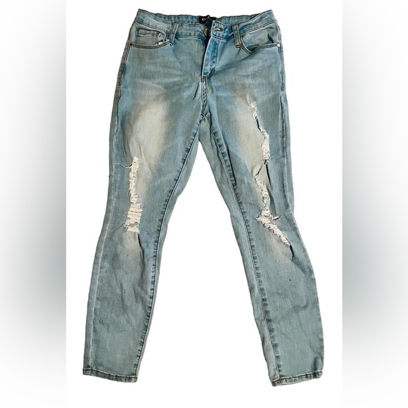 BEBE Legging Jeans Light blue/ Size 29 - Picture 2 of 10